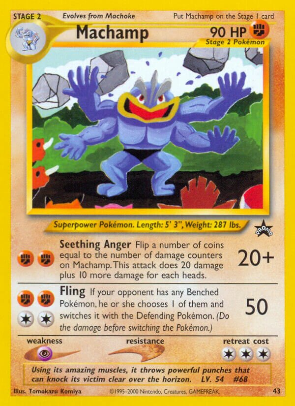 Machamp - 43/53 - Promo - NM
