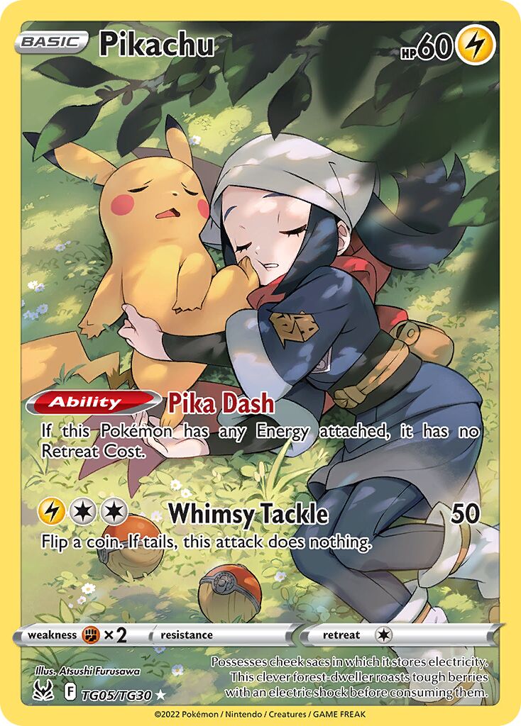 Pikachu - TG05/TG30 - Holo Rare - NM - Holofoil