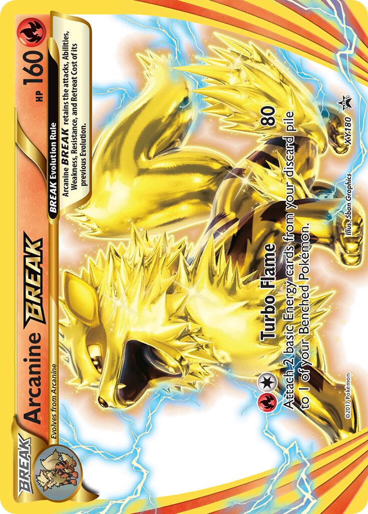Arcanine BREAK - XY180 - Promo - NM - Holofoil
