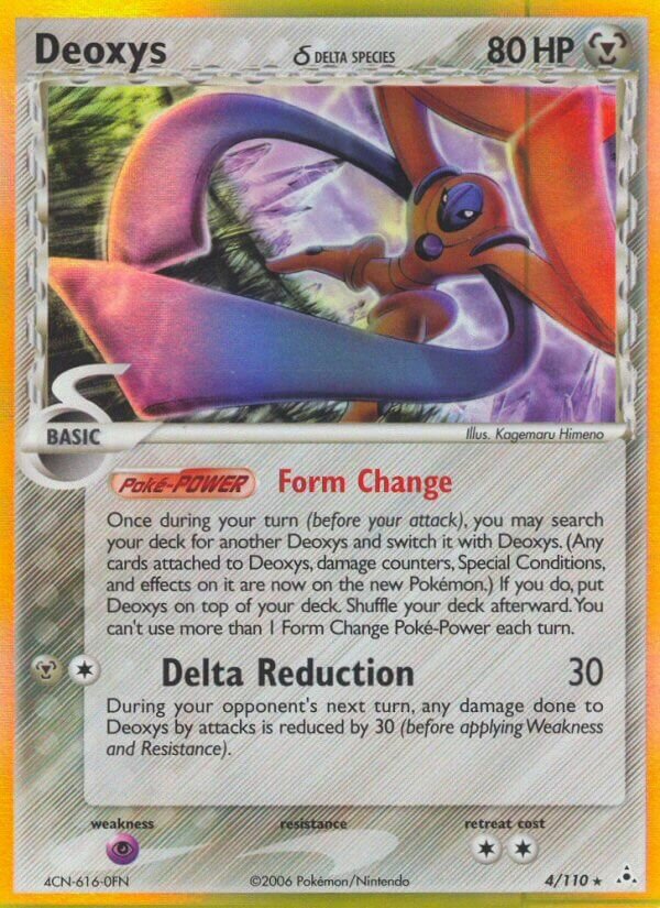 Deoxys - 4/110 - Holo Rare - NM - Holofoil