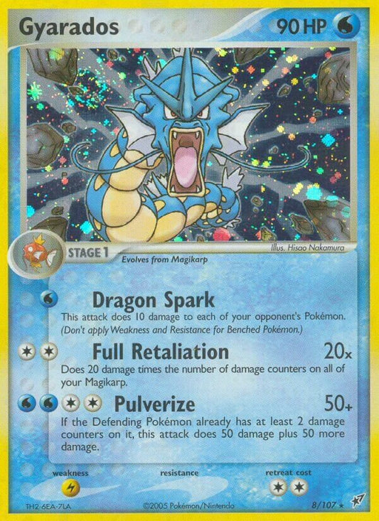 Gyarados - 8/107 - Holo Rare - NM - Holofoil