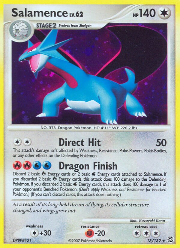 Salamence - 18/132 - Holo Rare - NM - Holofoil