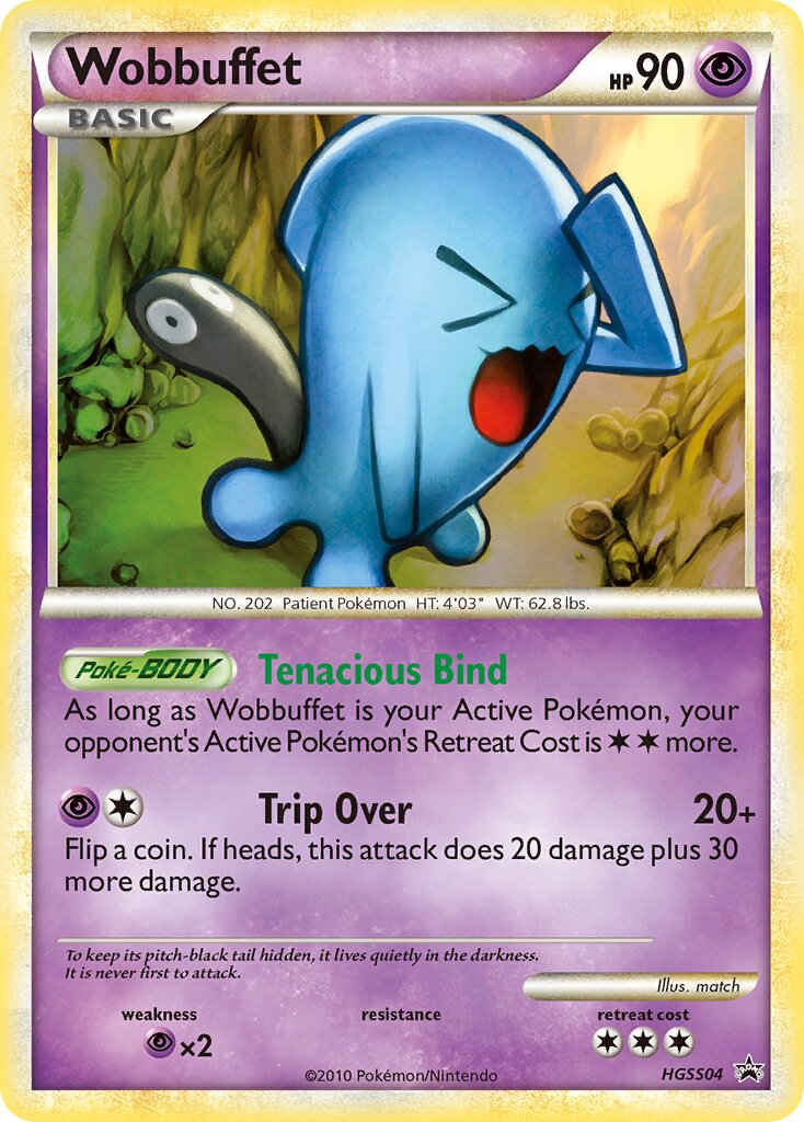 Wobbuffet - HGSS04 - Promo - NM - Holofoil