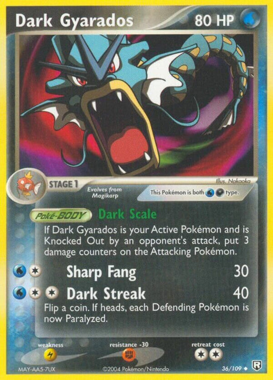 Dark Gyarados - 36/109 - Uncommon - NM