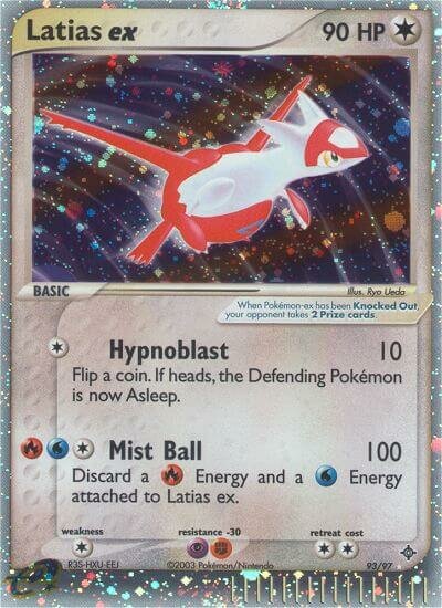 Latias ex - 93/97 - Rare Holo ex - NM - Holofoil