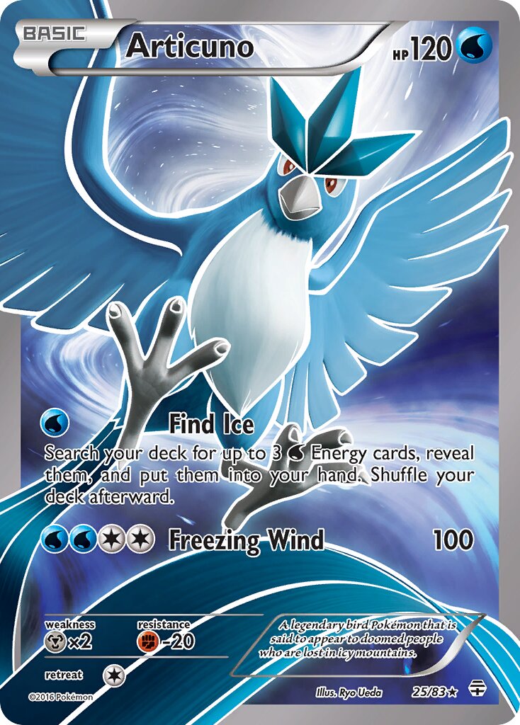 Articuno - 25/83 - Holo Rare - NM - Holofoil