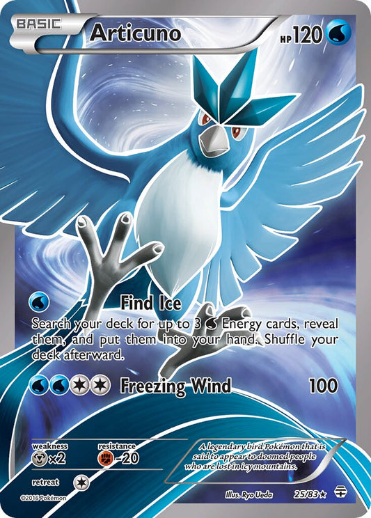 Articuno - 25/83 - Holo Rare - NM - Holofoil
