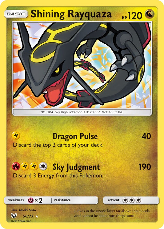 Shining Rayquaza - 56/73 - Rare Shining - NM - Holofoil