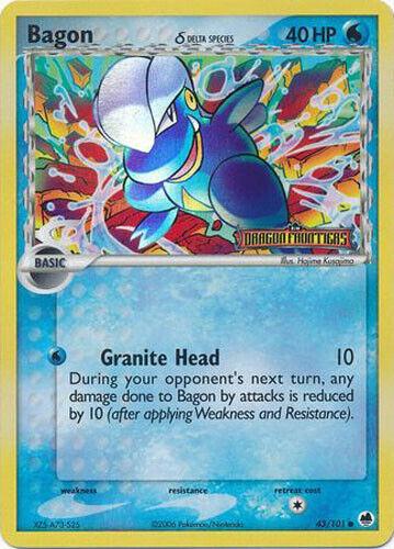 Bagon - 43/101 - Common - LP - Reverse Holofoil Stamped