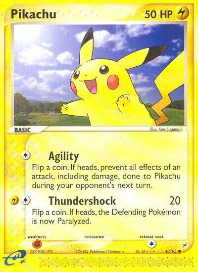 Pikachu - 43/95 - Common - NM