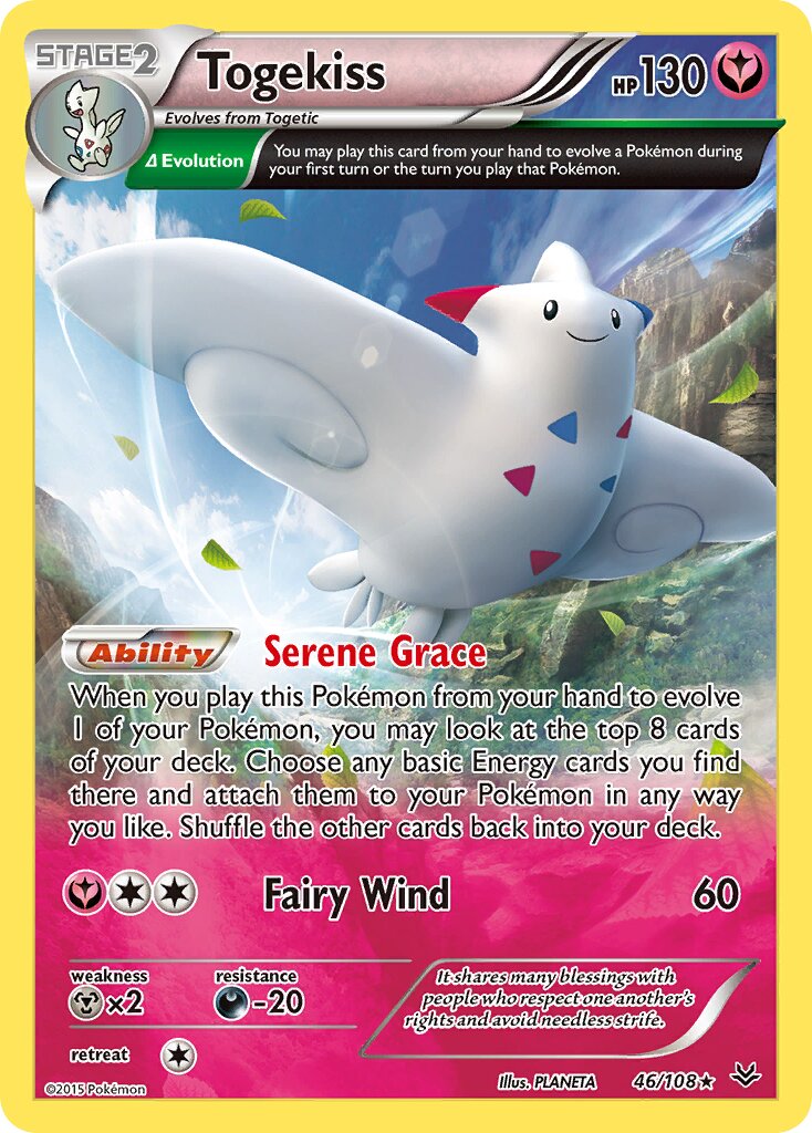 Togekiss - 46/108 - Holo Rare - NM - Holofoil
