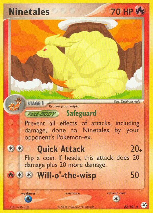 Ninetales - 22/101 - Rare - NM