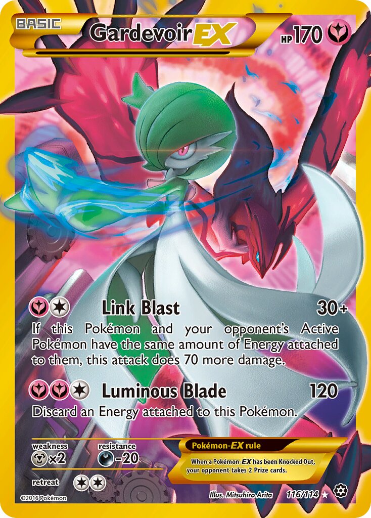 Gardevoir EX - 116/114 - Rare Secret - NM - Holofoil