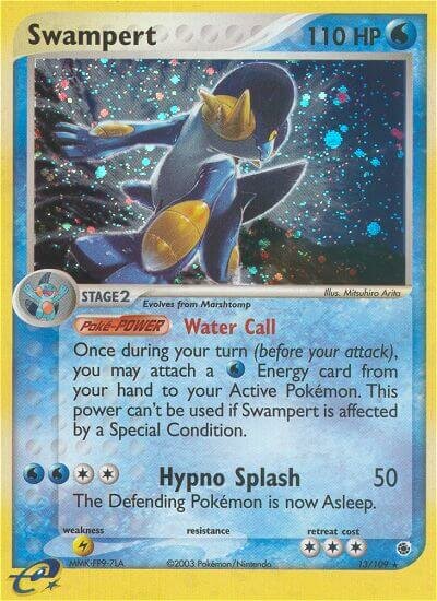 Swampert - 13/109 - Holo Rare - NM - Holofoil
