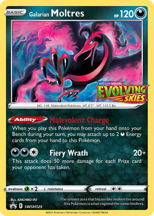 Galarian Moltres - SWSH125 - Promo - NM - Holofoil