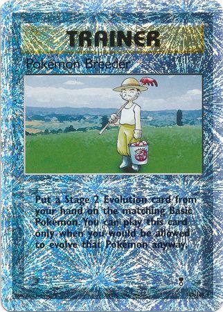 Pokemon Breeder - 102/110 - Rare - HP - Reverse Holofoil