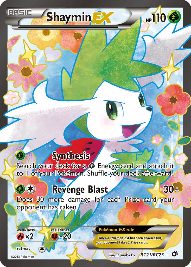Shaymin EX - RC21/RC25 - Ultra Rare - NM - Holofoil