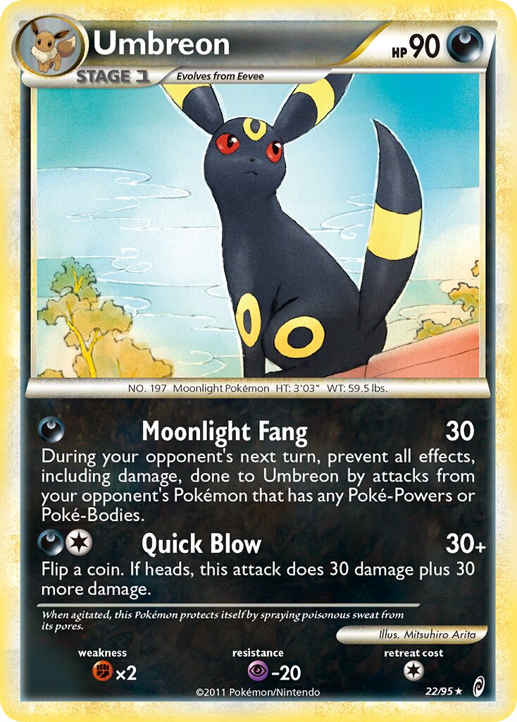 Umbreon - 22/95 - Holo Rare - NM - Holofoil
