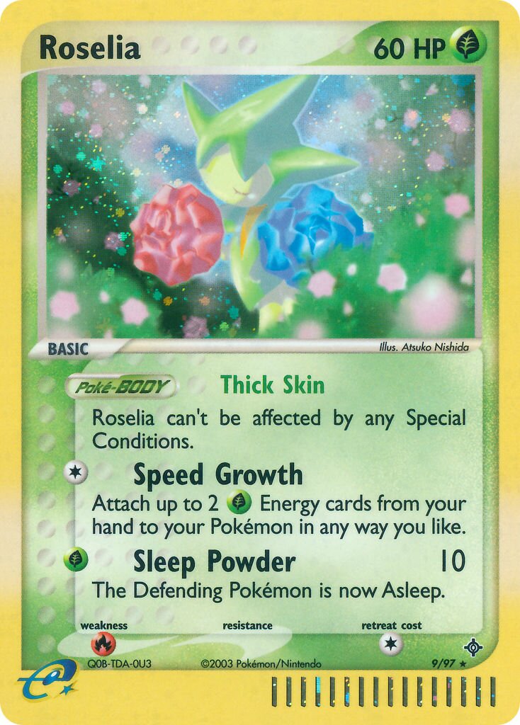 Roselia - 9/97 - Holo Rare - NM - Holofoil