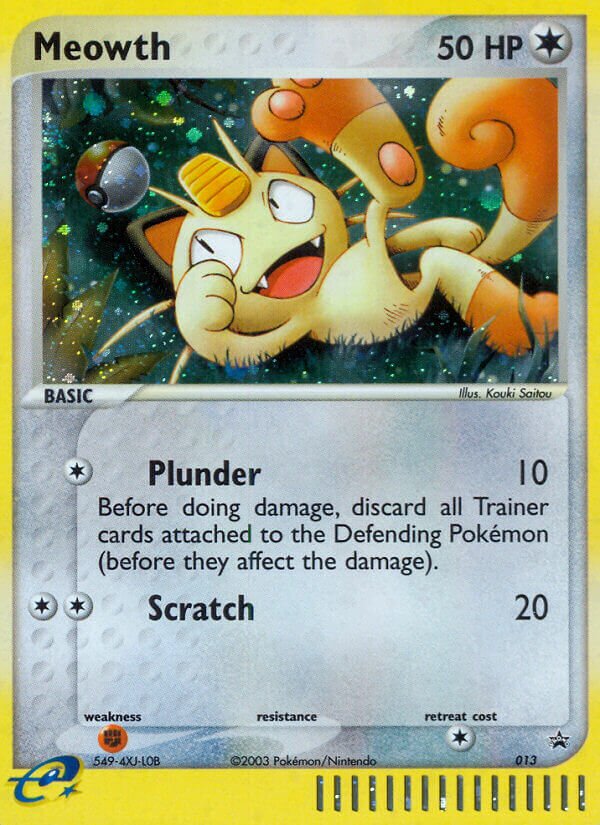 Meowth - 013 - Promo - NM - Holofoil