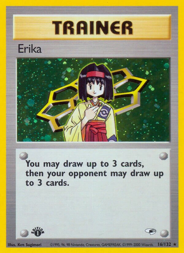 Erika - 016/132 - Holo Rare - NM - Unlimited Holofoil