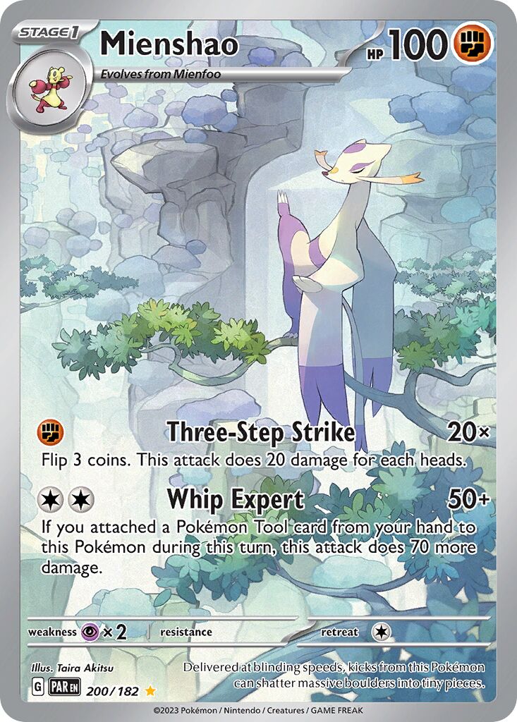 Mienshao - 200/182 - Illustration Rare - NM - Holofoil