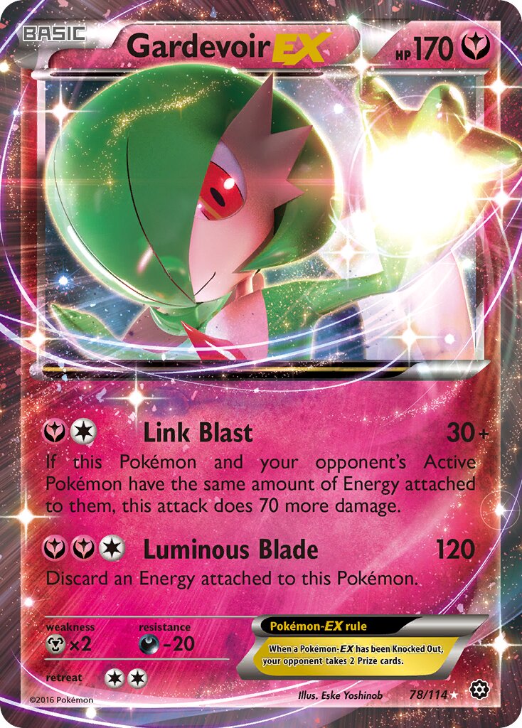 Gardevoir EX - 78/114 - Rare Holo EX - NM - Holofoil