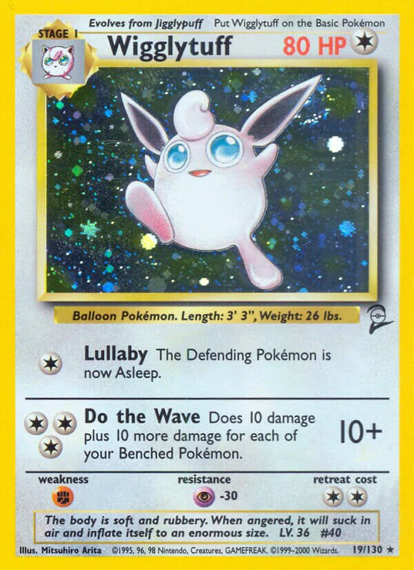 Wigglytuff - 019/130 - Holo Rare - NM - Holofoil