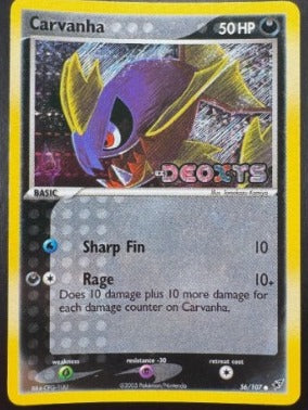 Carvanha - 56/107 - Common - NM - Reverse Holofoil Stamped