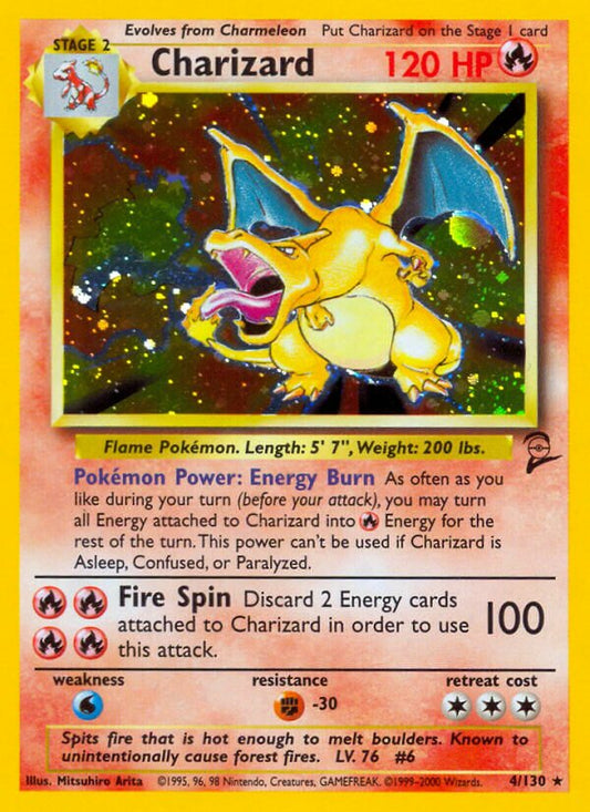 Charizard - 004/130 - Holo Rare - NM - Holofoil