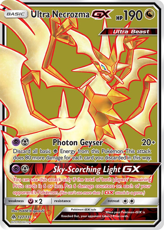 Ultra Necrozma-GX - 127/131 - Ultra Rare - NM - Holofoil