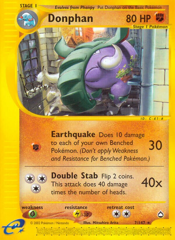 Donphan - 007/147 - Rare - NM