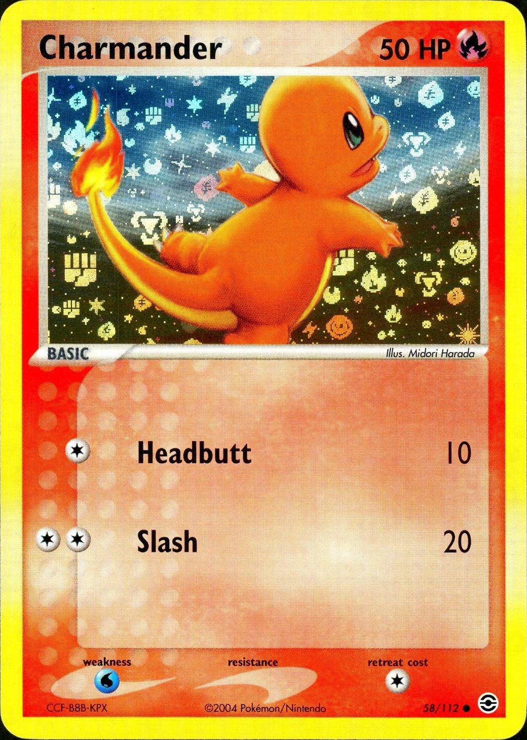 Charmander - 58/112 - Common - MP - Reverse Holofoil