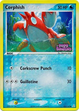 Corphish - 62/110 - Common - MP - Reverse Holofoil Stamped