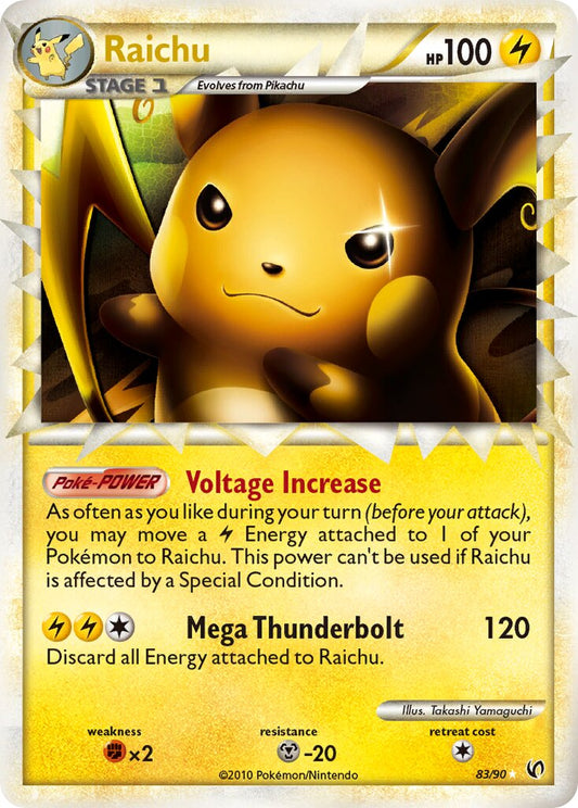Raichu - 83/90 - Rare Prime - NM - Holofoil