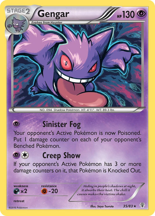 Gengar - 35/83 - Holo Rare - NM - Reverse Holofoil