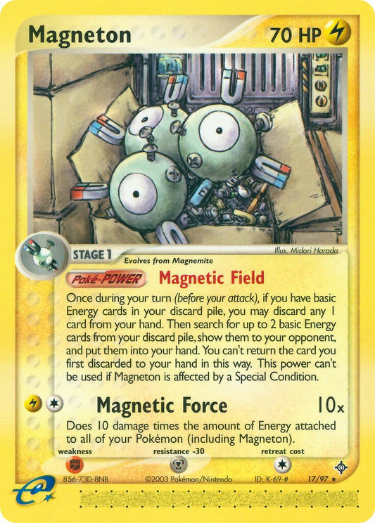 Magneton - 17/97 - Rare - NM - Reverse Holofoil