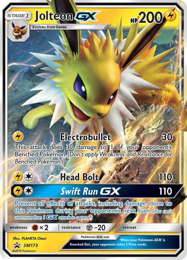 Jolteon-GX - SM173 - Promo - NM - Holofoil