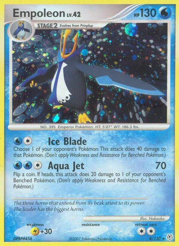 Empoleon - 4/130 - Holo Rare - NM - Holofoil