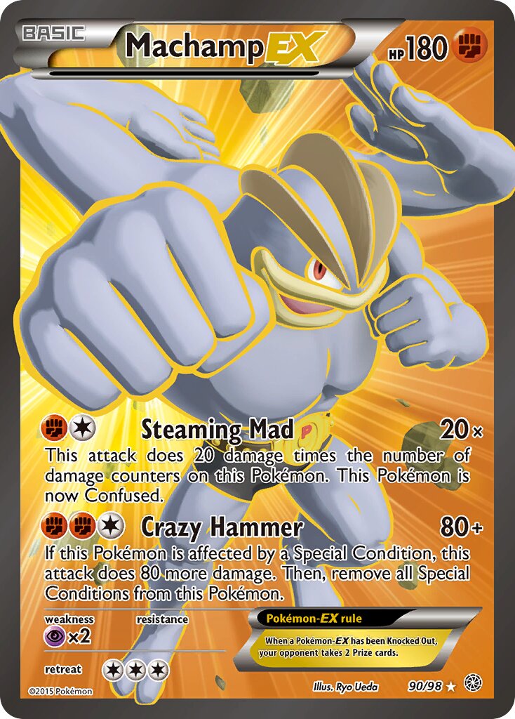 Machamp EX - 90/98 - Ultra Rare - NM - Holofoil
