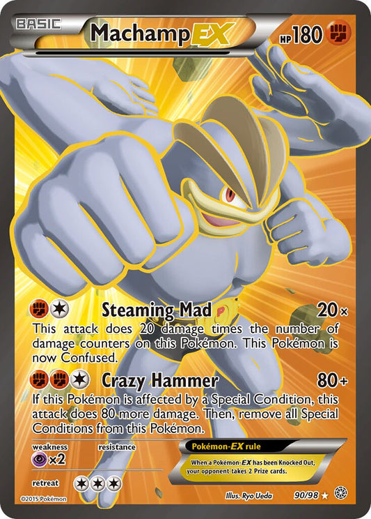 Machamp EX - 90/98 - Ultra Rare - NM - Holofoil