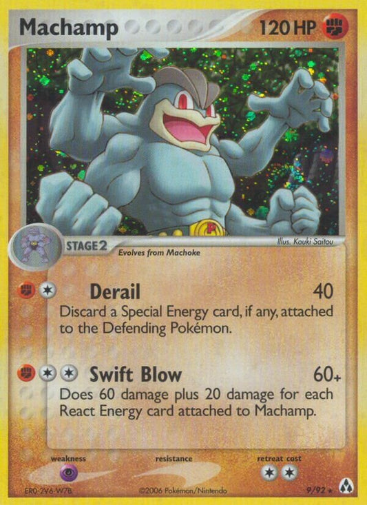 Machamp - 9/92 - Holo Rare - NM - Reverse Holofoil