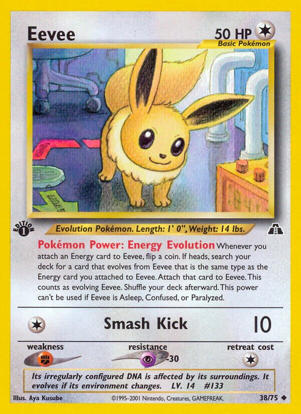 Eevee - 38/75 - Uncommon - NM - Unlimited