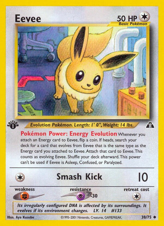 Eevee - 38/75 - Uncommon - NM - Unlimited