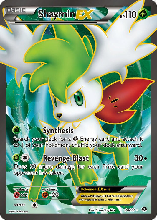 Shaymin EX - 94/99 - Ultra Rare - NM - Holofoil