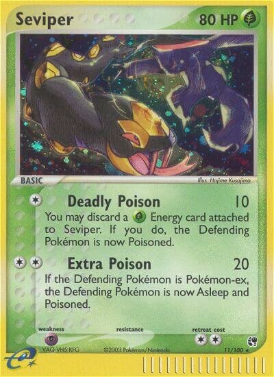 Seviper - 11/100 - Holo Rare - NM - Holofoil