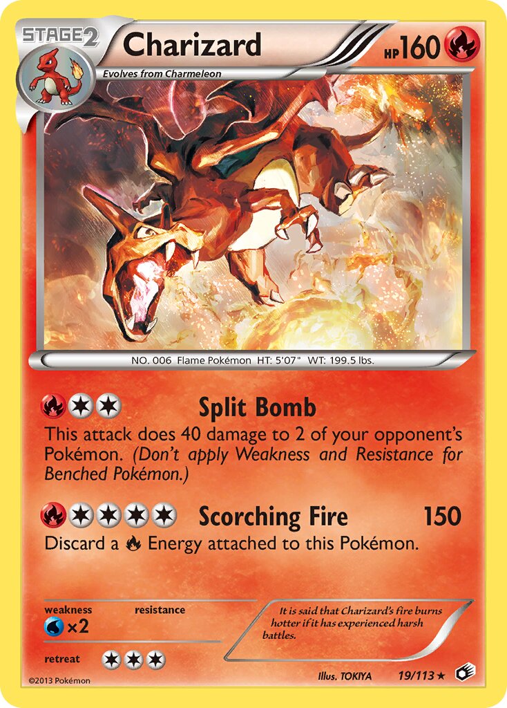 Charizard - 19/113 - Holo Rare - NM - Holofoil