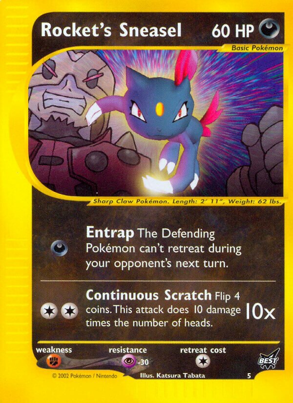 Rocket's Sneasel - 005/009 - Promo - NM