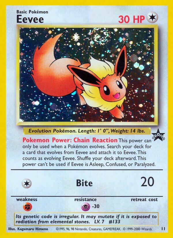 Eevee - 11/53 - Promo - NM - Holofoil