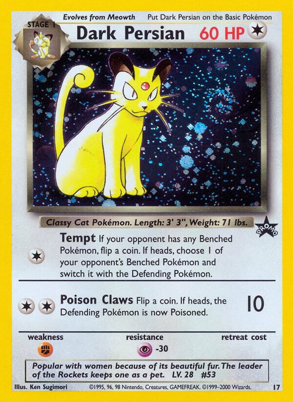 Dark Persian - 17/53 - Promo - NM - Holofoil